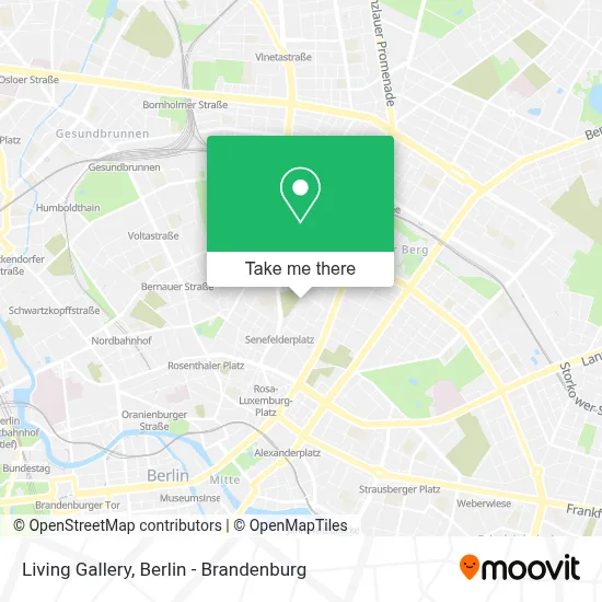 Living Gallery map
