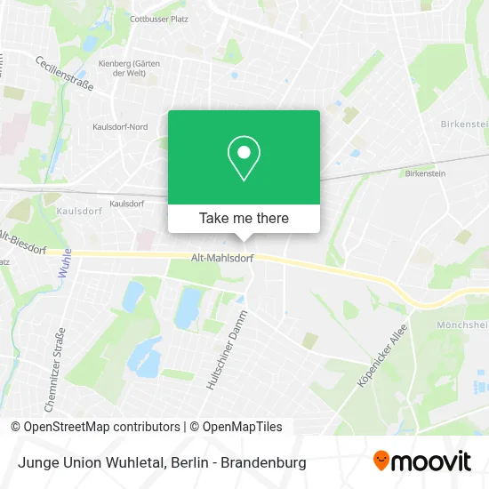 Junge Union Wuhletal map