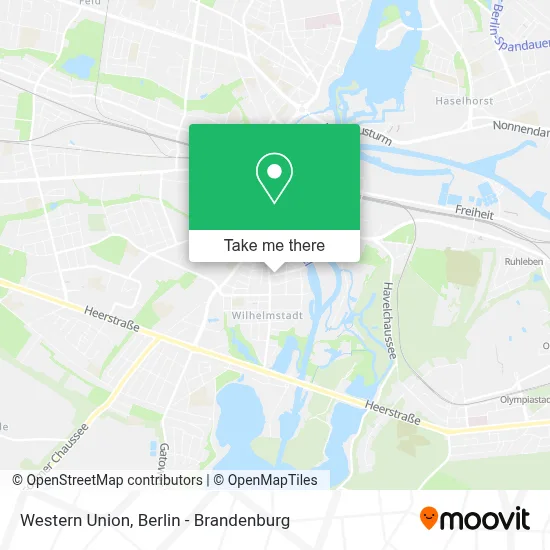 Western Union map