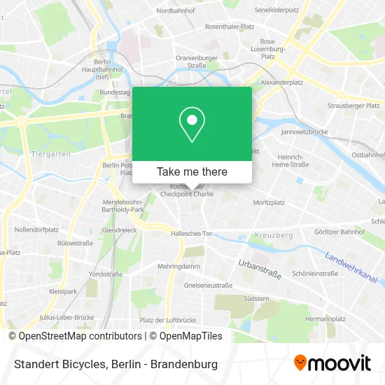 Standert Bicycles map