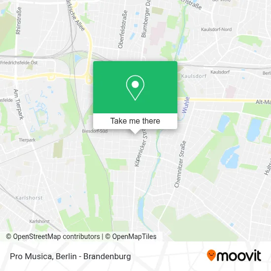 Pro Musica map