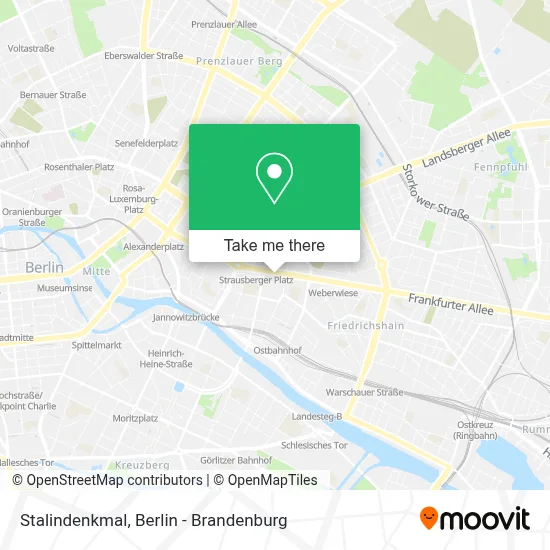 Stalindenkmal map
