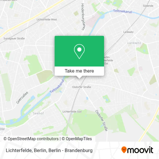 Lichterfelde, Berlin map