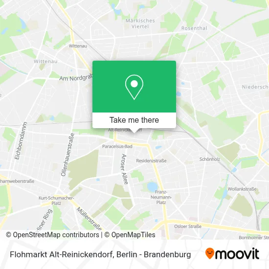 Flohmarkt Alt-Reinickendorf map