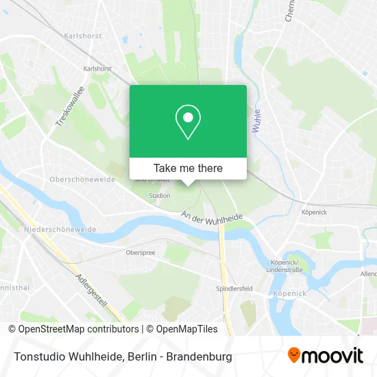 Tonstudio Wuhlheide map
