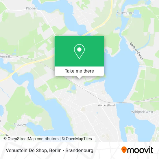 Venustein.De Shop map