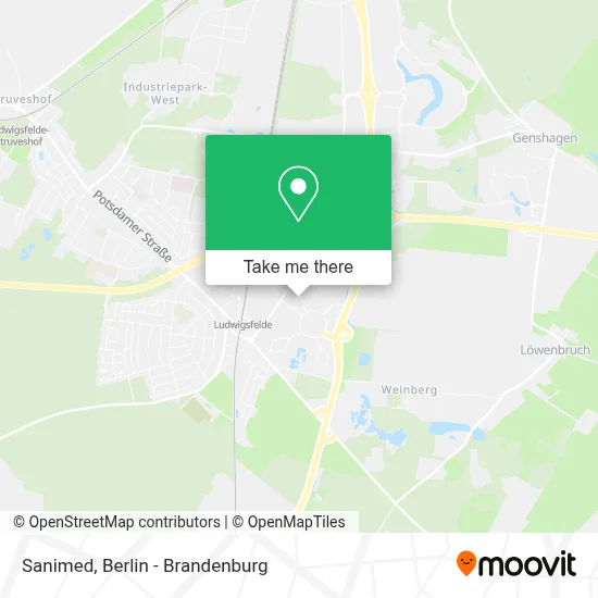 Sanimed map