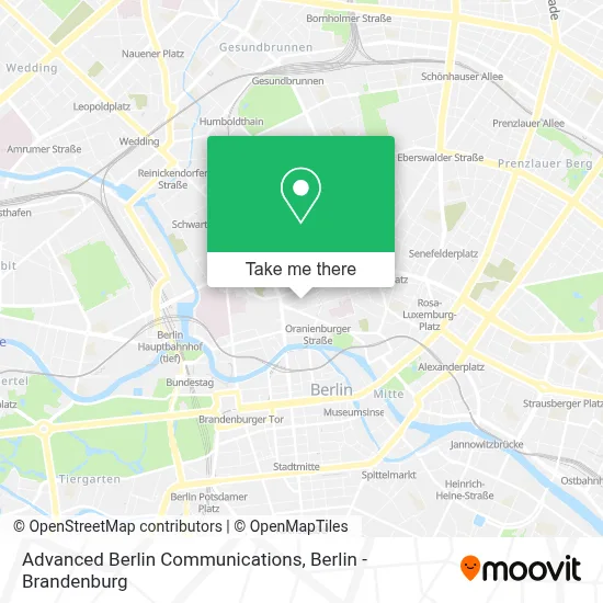 Advanced Berlin Communications map