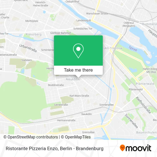 Ristorante Pizzeria Enzo map