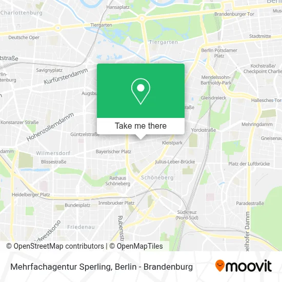 Mehrfachagentur Sperling map