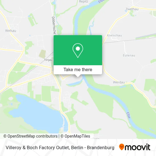 Villeroy & Boch Factory Outlet map