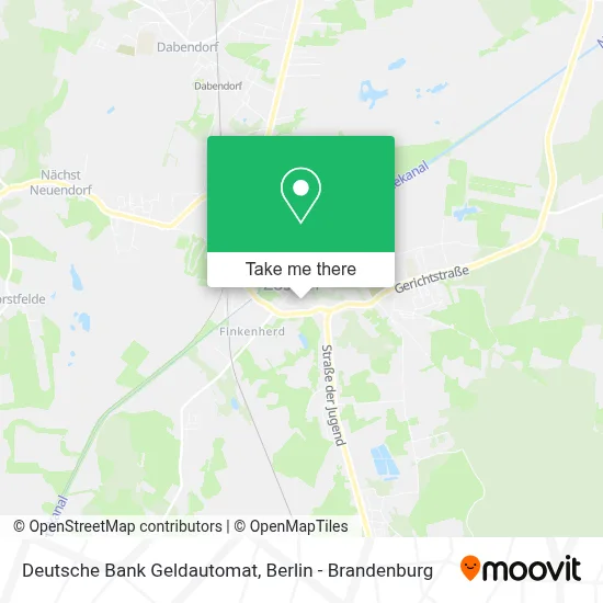 Deutsche Bank Geldautomat map