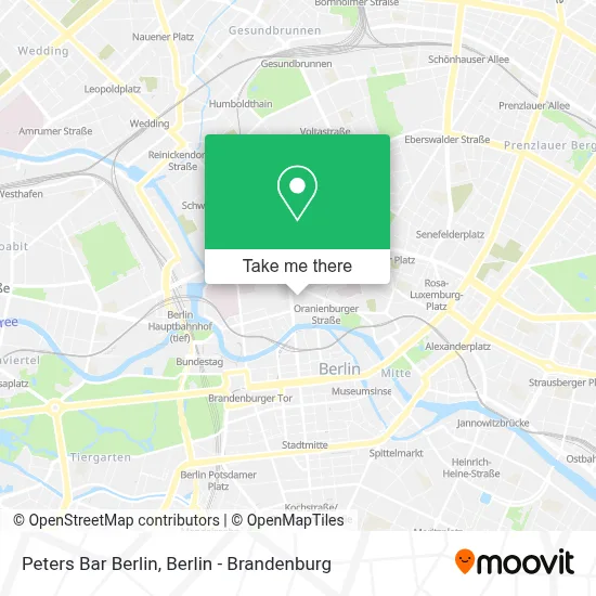 Peters Bar Berlin map