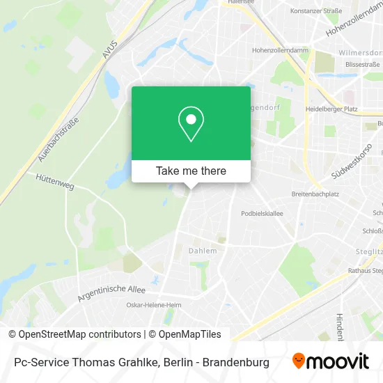 Pc-Service Thomas Grahlke map