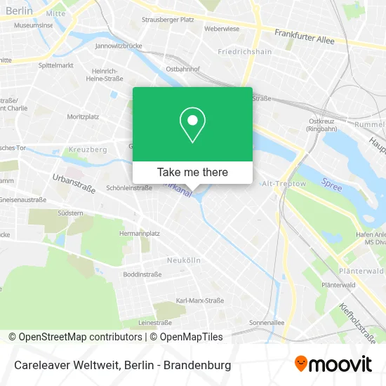 Careleaver Weltweit map