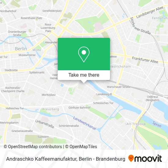 Andraschko Kaffeemanufaktur map