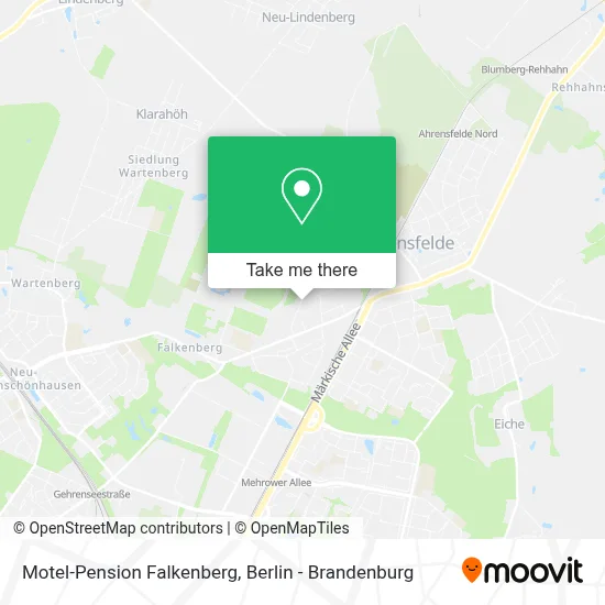 Motel-Pension Falkenberg map