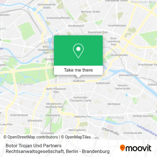 Botor Trojan Und Partners Rechtsanwaltsgesellschaft map