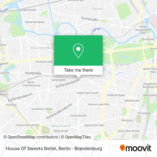 House Of Sweets Berlin map