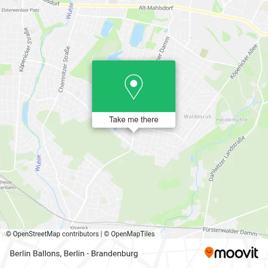 Berlin Ballons map