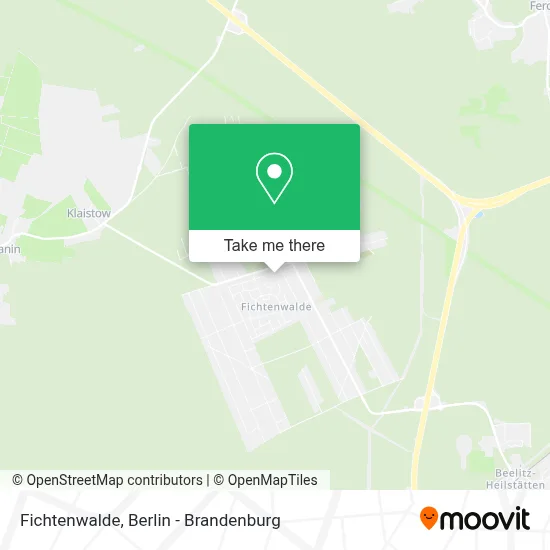Fichtenwalde map