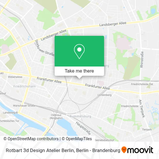 Rotbart 3d Design Atelier Berlin map