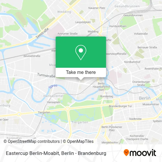 Eastercup Berlin-Moabit map