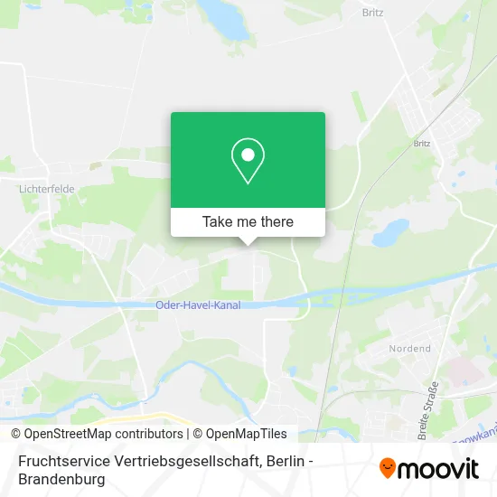Fruchtservice Vertriebsgesellschaft map