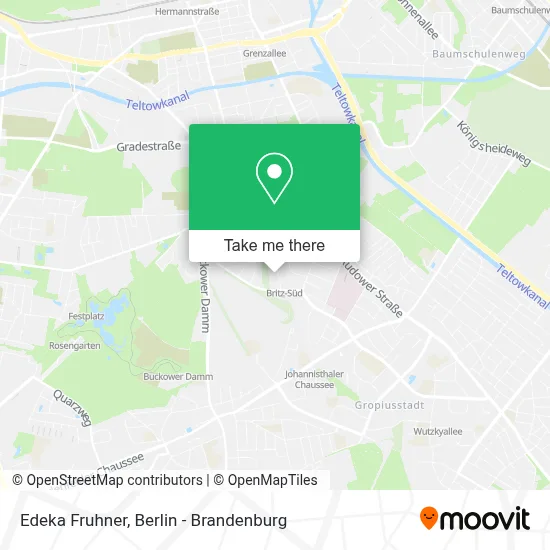 Edeka Fruhner map