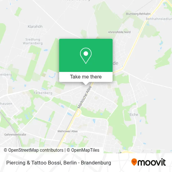Piercing & Tattoo Bossi map