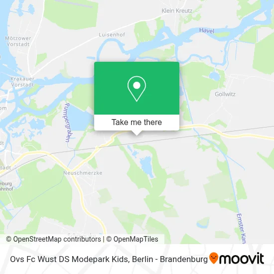 Ovs Fc Wust DS Modepark Kids map