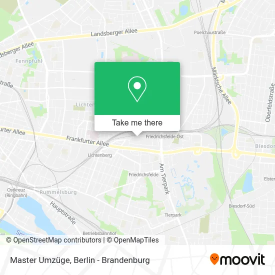 Master Umzüge map