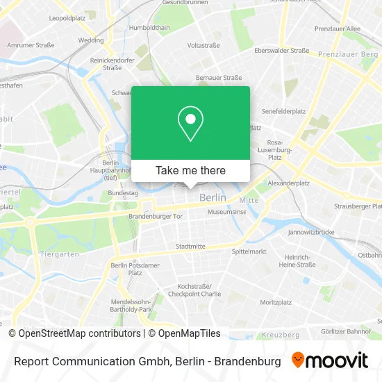 Report Communication Gmbh map