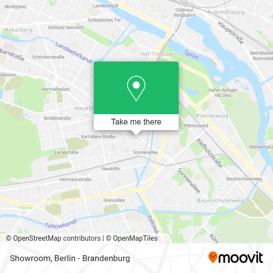 Show Room map