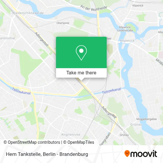 Hem Tankstelle map