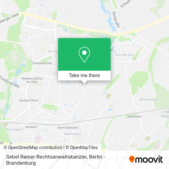 Sebel Rainer Rechtsanwaltskanzlei map
