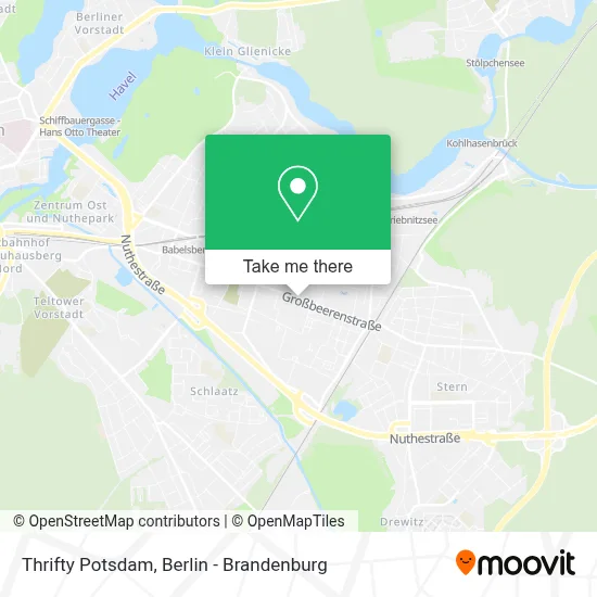 Thrifty Potsdam map