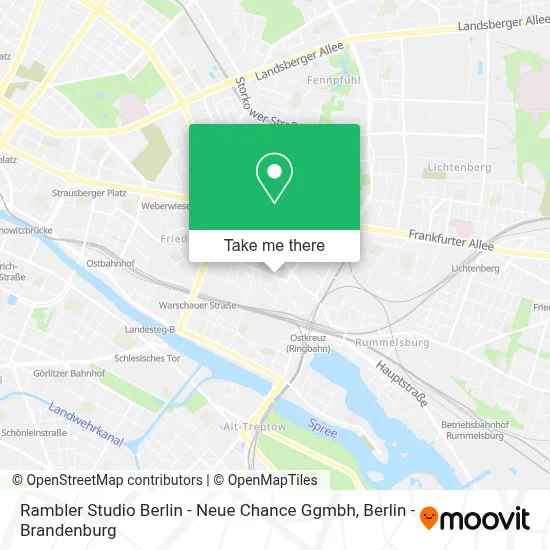 Rambler Studio Berlin - Neue Chance Ggmbh map