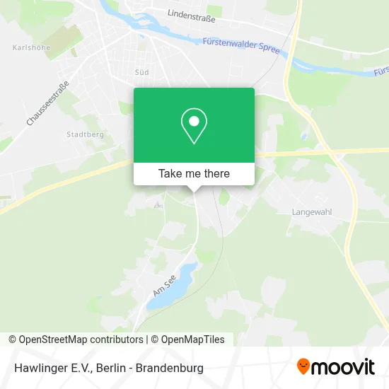 Hawlinger E.V. map