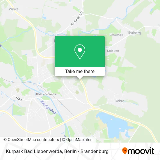 Kurpark Bad Liebenwerda map