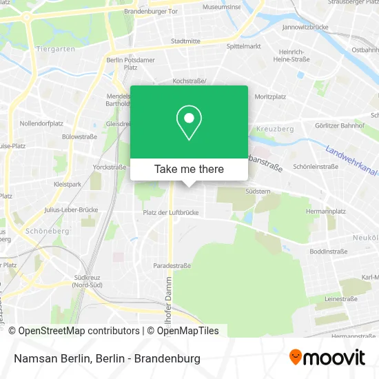Namsan Berlin map