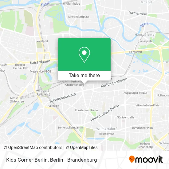 Kids Corner Berlin map