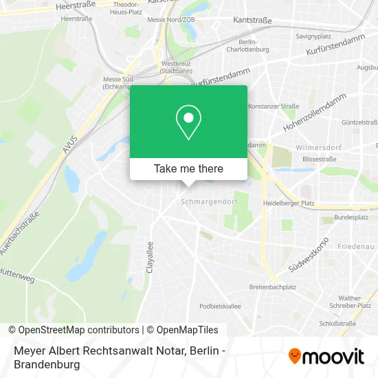 Meyer Albert Rechtsanwalt Notar map