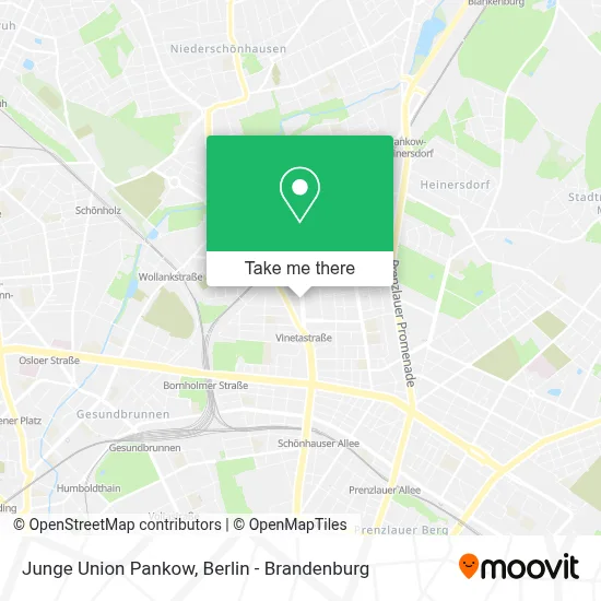 Junge Union Pankow map