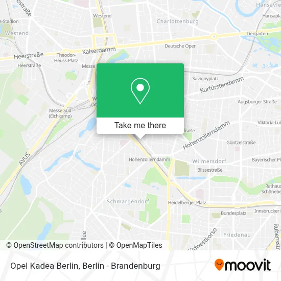 Opel Kadea Berlin map