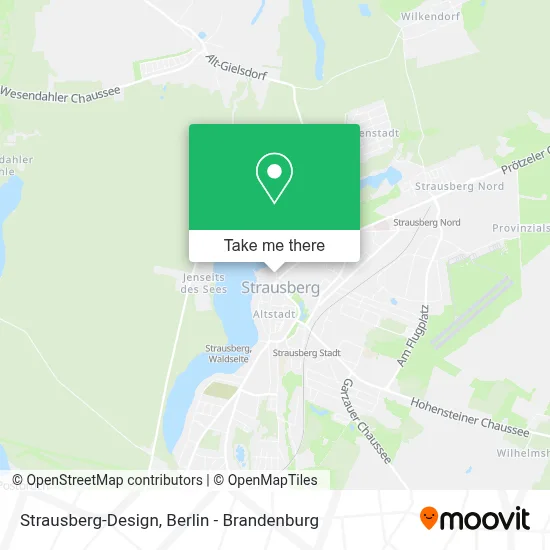 Strausberg-Design map
