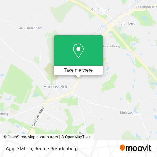 Agip Station map