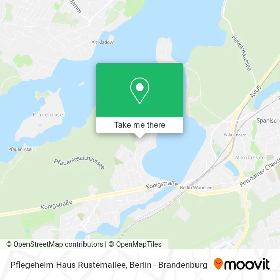 Pflegeheim Haus Rusternallee map