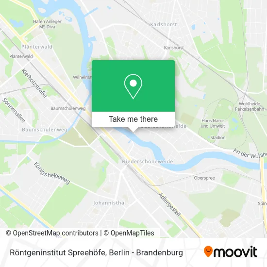 Röntgeninstitut Spreehöfe map