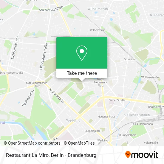 Restaurant La Miro map